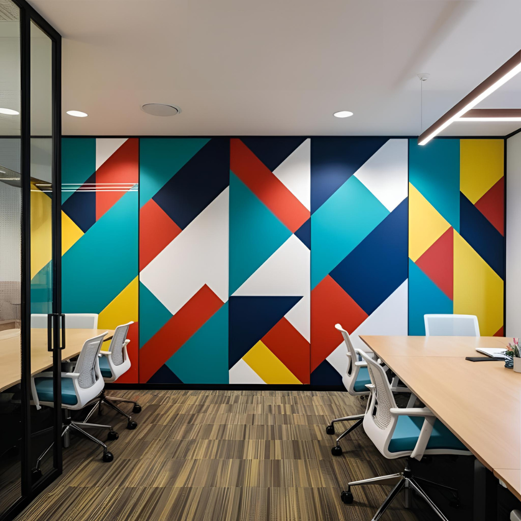 office feature wall