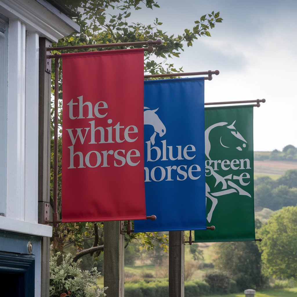 advertising flags outdoor
