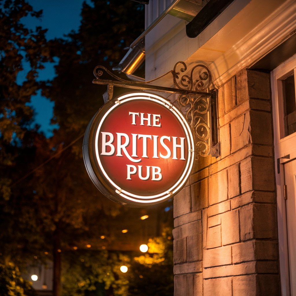 wall mounted sign lighting